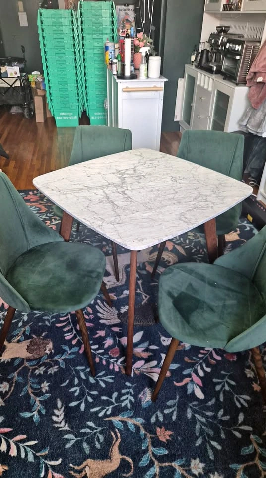 Article Marble top Bistro Table