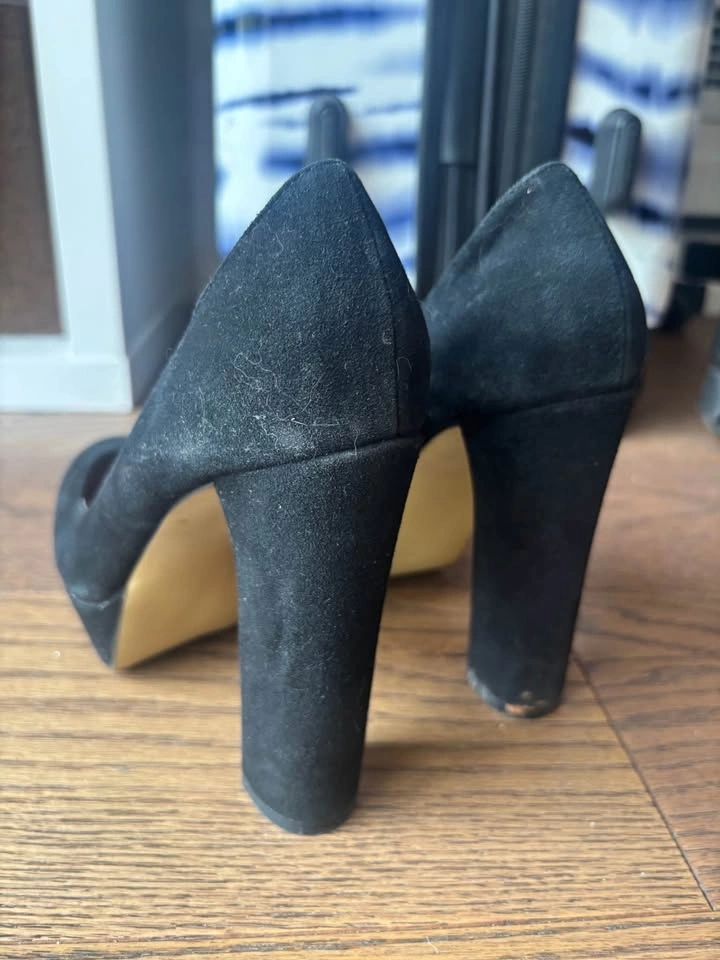 Steve Madden Betty black platform chunky heels - photo 4