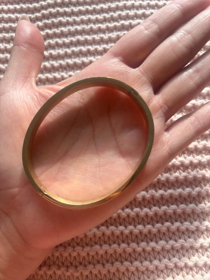 Neo Relique Roman Numeral Bangle Bracelet - Gold Plated - photo 2
