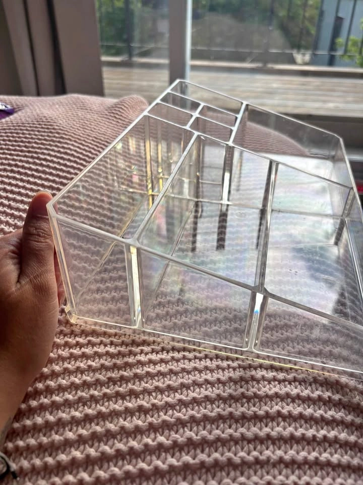 Clear Acrylic Makeup and Desk Organizer
