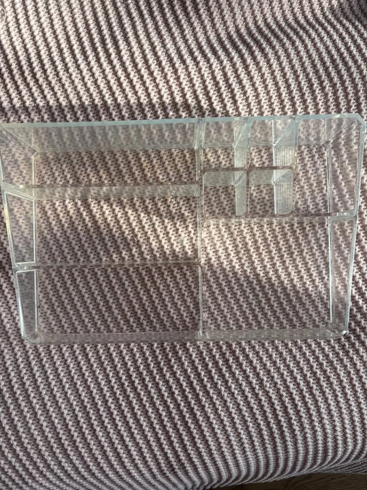 Clear Acrylic Makeup and Desk Organizer - photo 2