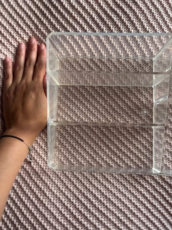 Clear Acrylic Makeup and Desk Organizer - photo 3