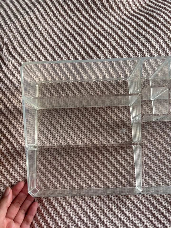 Clear Acrylic Makeup and Desk Organizer - photo 4