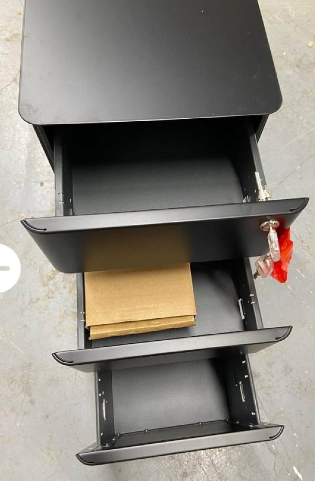 New DEVAISE Slim 3-Drawer File Cabinet - Black - photo 3
