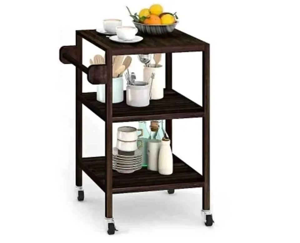 HOLGER Kitchen Wooden Trolley - New in Box! thumbnail