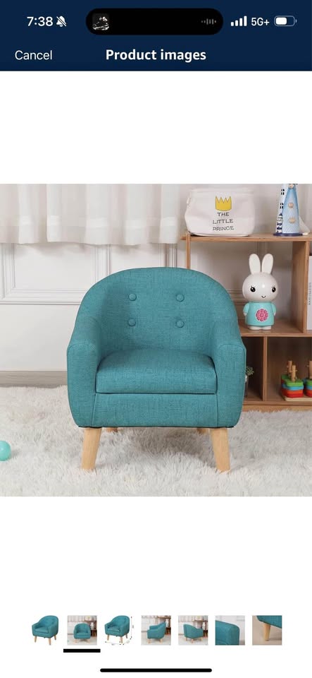 New Single PVC Kids Sofa Chair