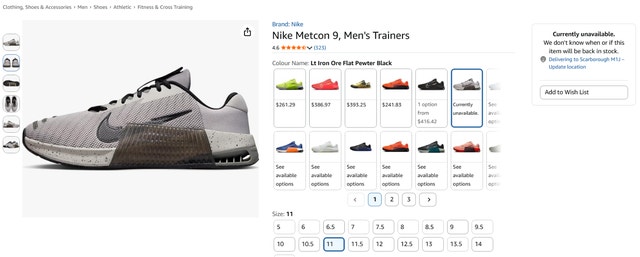 Nike Metcon 9, Men's Trainers - Size 11 - photo 2