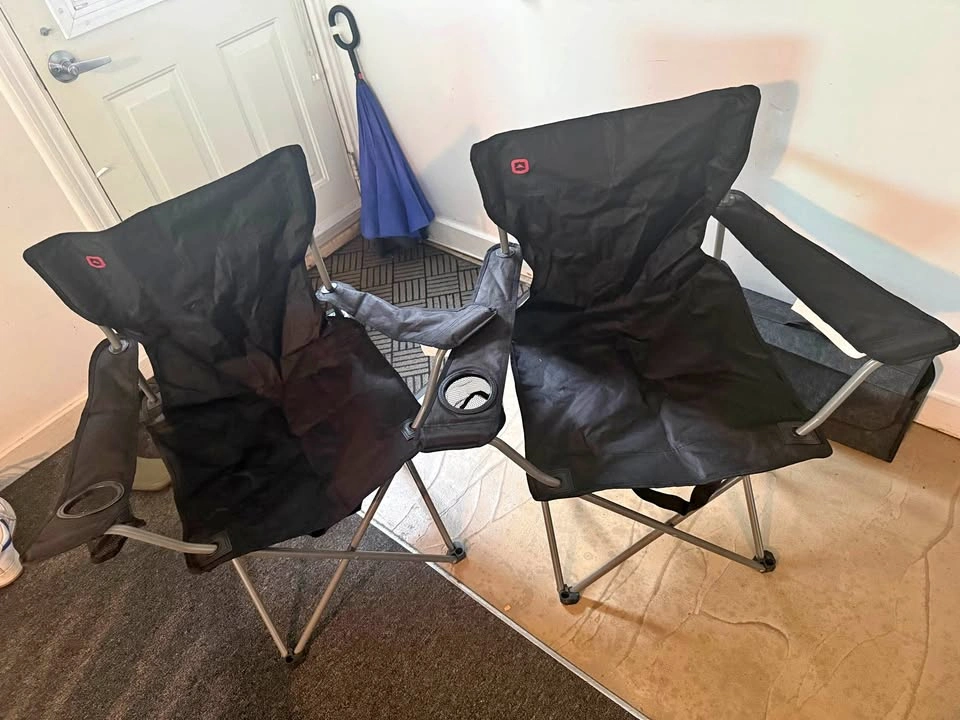 Outbound Wide Back Camp Chairs - Set of 2