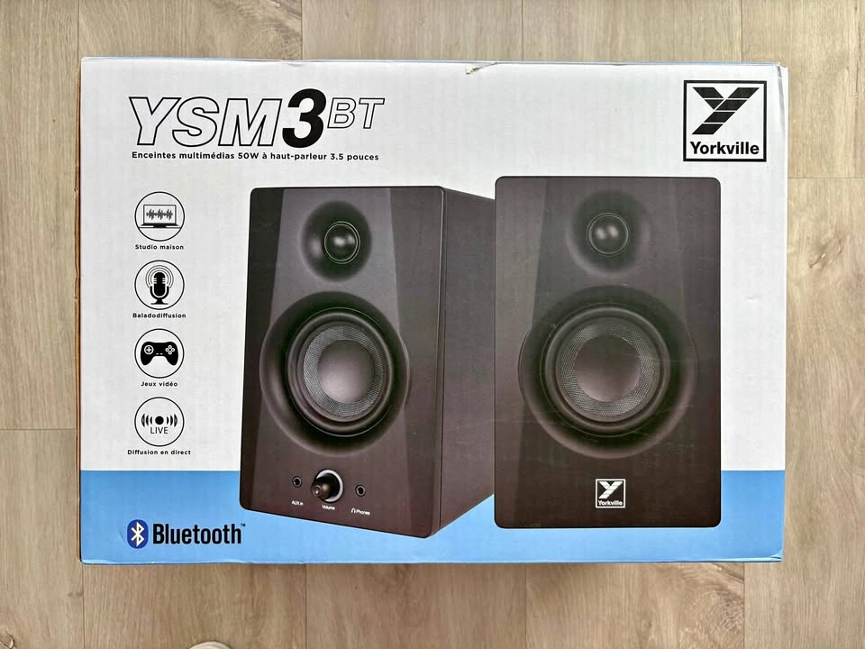 Yorkville Sound YSM3BT 50W 3.5 Inch Reference Monitors