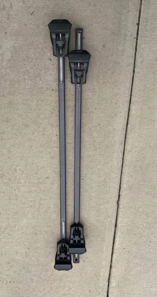 Thule SquareBar Evo Roof Rack for Raised Rails with Kayak Carrie - photo 2