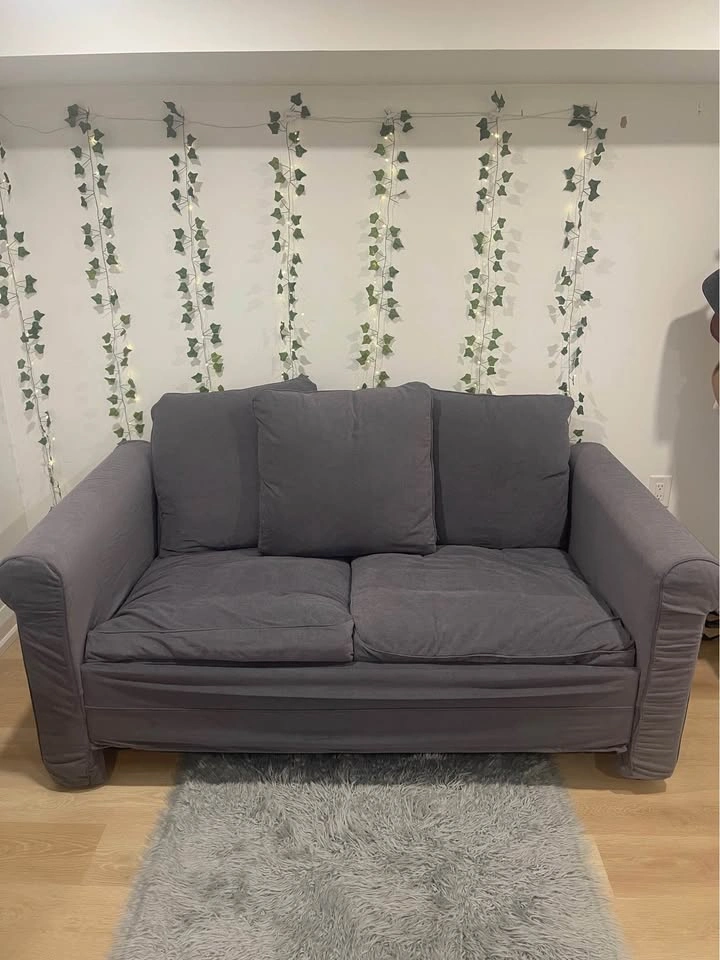 IKEA EKTORP Loveseat in Dark Gray - photo 2