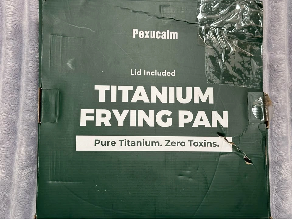 12-Inch Titanium-Surface Frying Pan with Glass Lid - photo 4