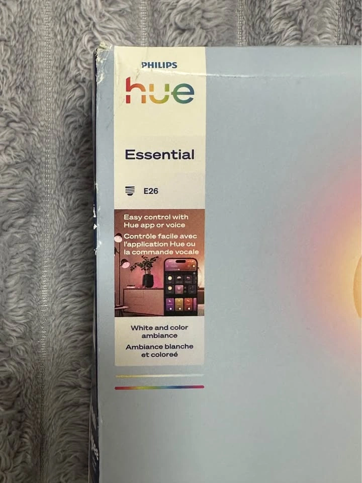 Philips Hue Essential Smart Color Bulbs 4-Pack — E26 A19 — Seale - photo 2