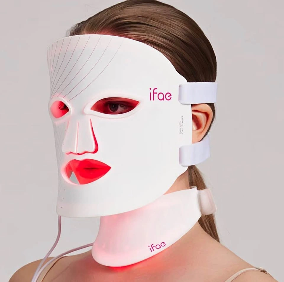 ifae Red Light Face & Neck Mask Set — 7-in-1 — Factory Sealed