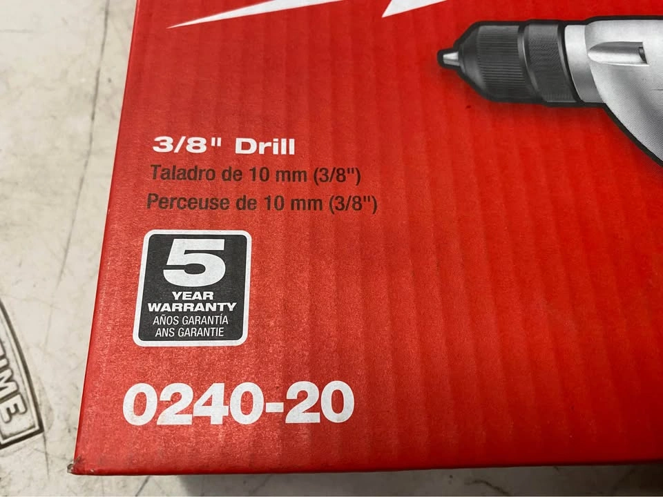 Milwaukee 0240-20 3/8” corded drill - photo 2