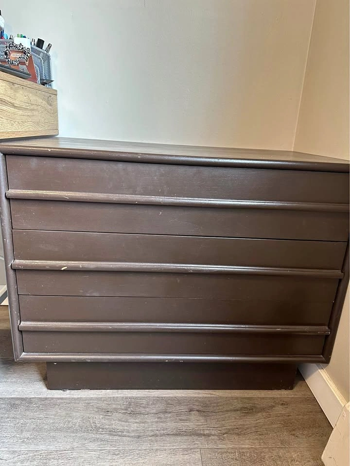 Espresso Brown 3-Drawer Dresser