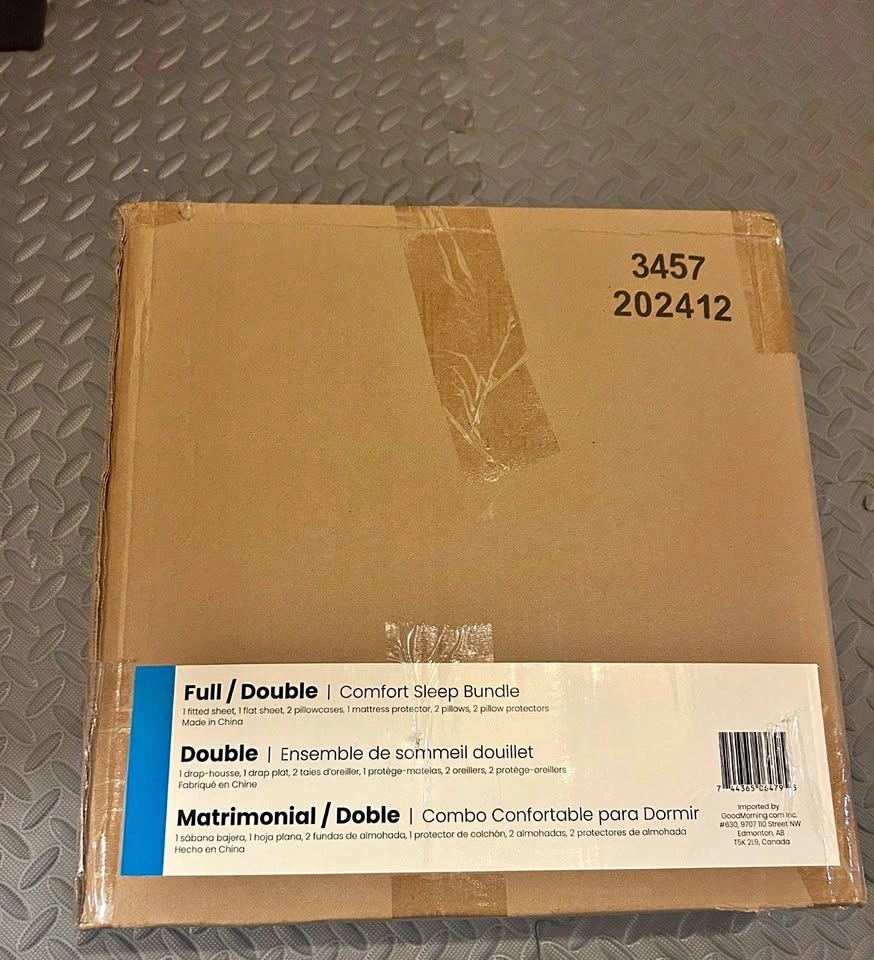 Brand New Full/Double Comfort Sleep Bundle – Unopened Original B