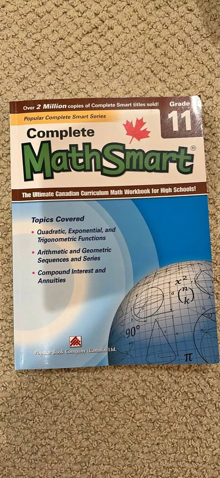 Complete MathSmart Grade 11 Workbook