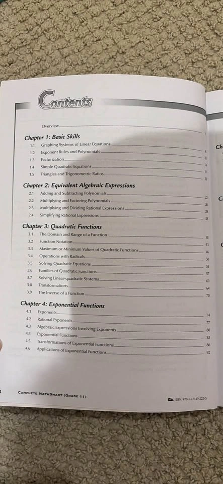 Complete MathSmart Grade 11 Workbook - photo 2