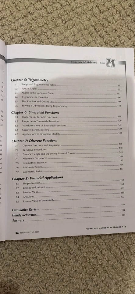 Complete MathSmart Grade 11 Workbook - photo 3