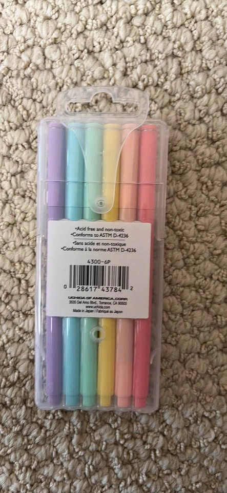 NEW Marvy Uchida® Lepen® 6Pc Set Pastel Colours - photo 2