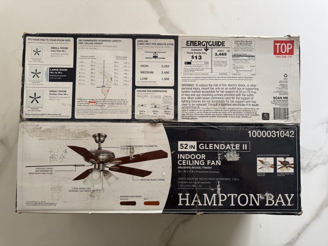 Hampton Bay Glendale II Ceiling Fan