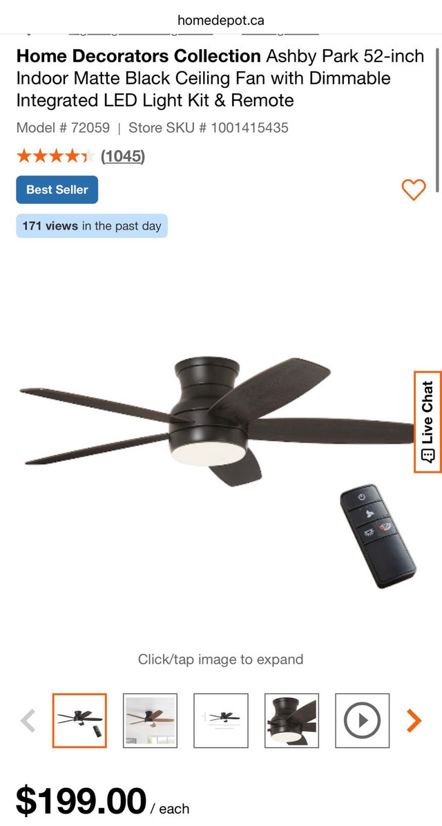 Home Decorators Collection Windward IV Ceiling Fan - photo 2