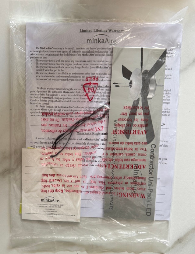 Minka Aire Contractor Uni-Pack LED Ceiling Fan - photo 3