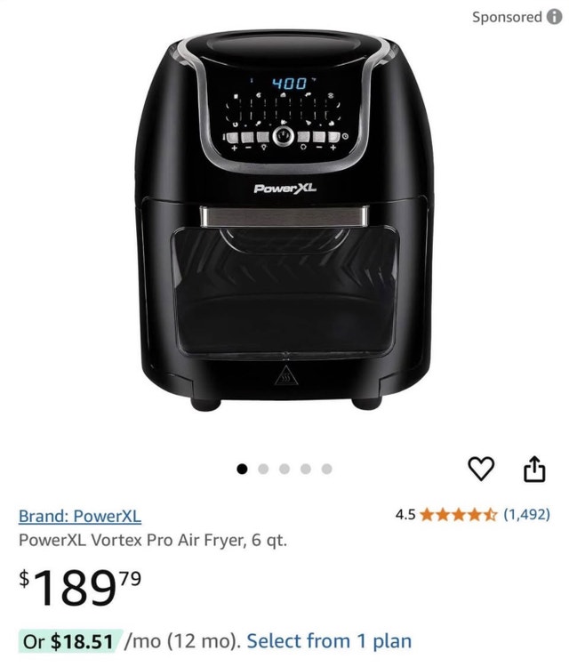 PowerXL Vortex Air Fryer Pro Plus - photo 2
