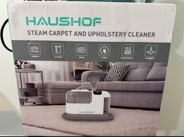 HAUSHOF Steam Carpet and Upholstery Cleaner