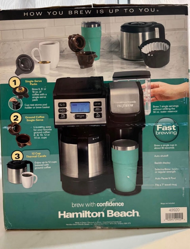 Hamilton Beach FlexBrew TRIO Coffee Maker - photo 3