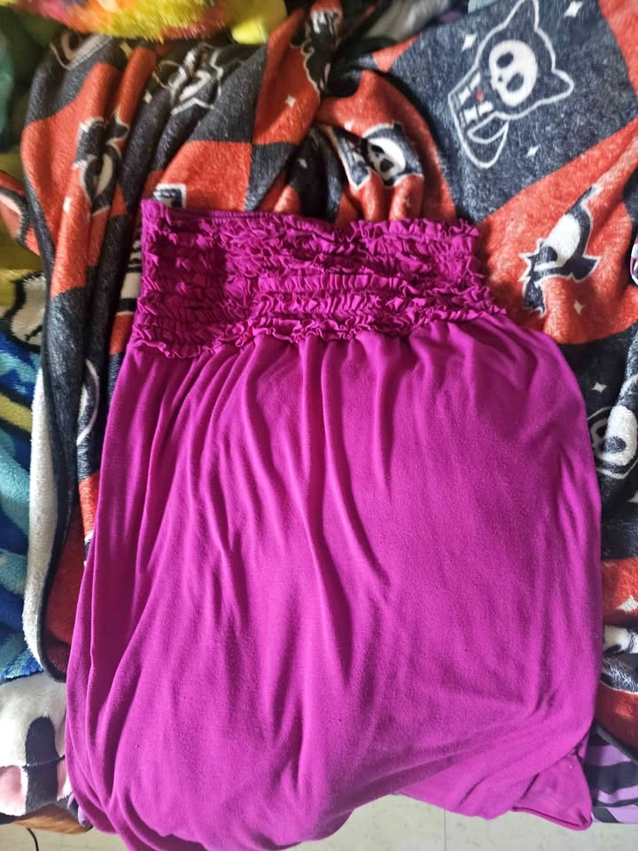 Hot Pink Tube y2k Top