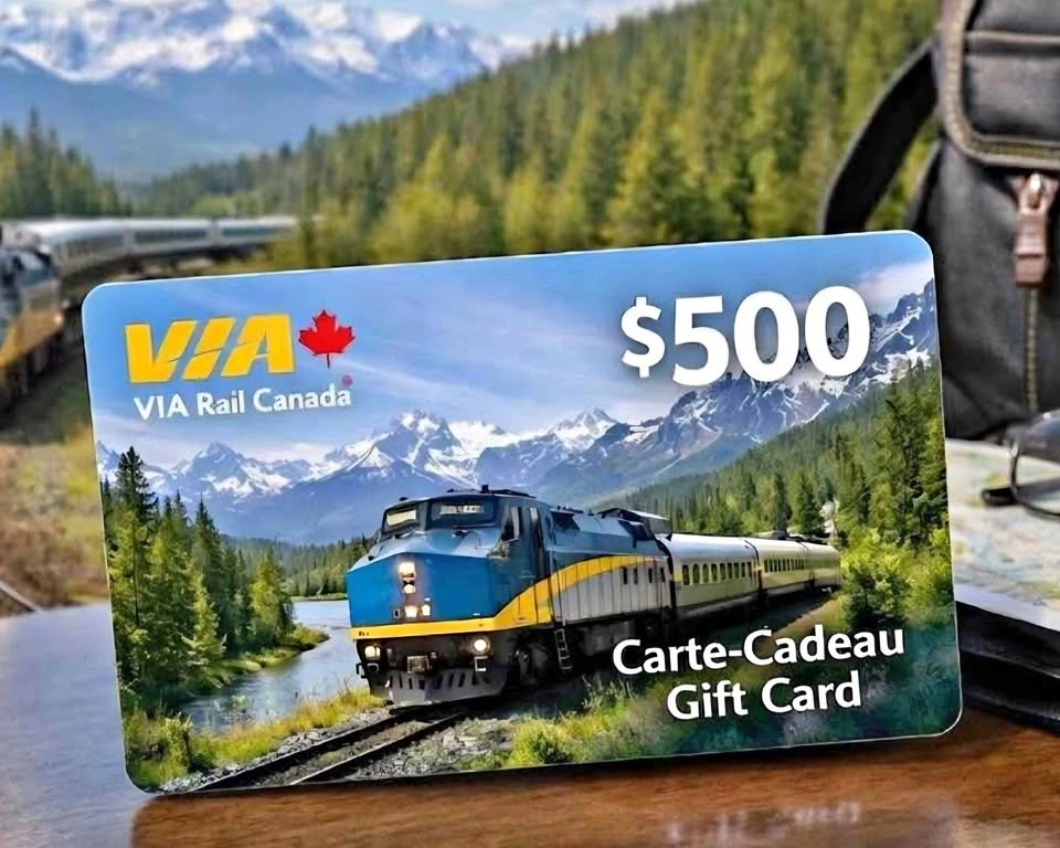 $500 VIA Rail Gift Card
