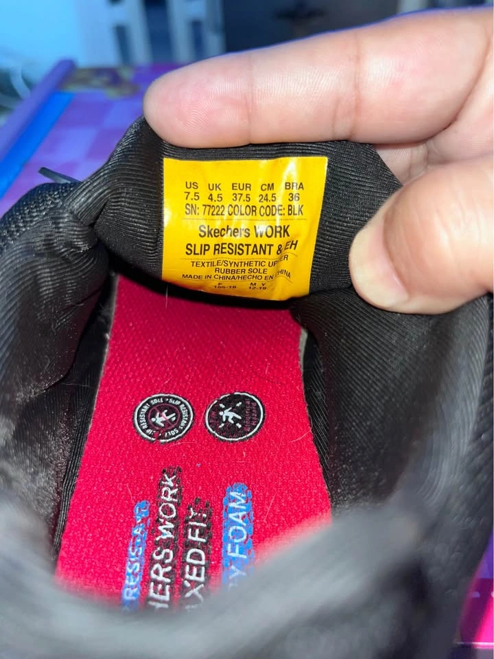 NEED OUT BY 09/05! Skechers Work Slip Resistant Shoes - photo 4