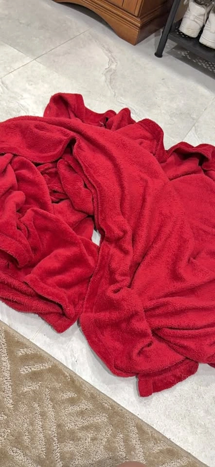 Fuzzy Red Blanket