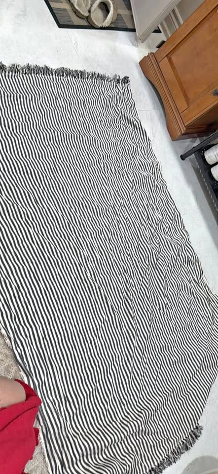 Striped Throw Blanket