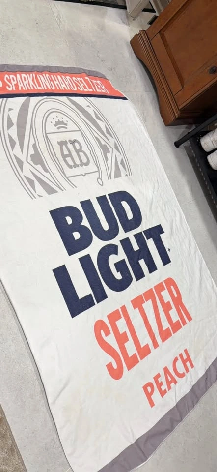 Bud Light Seltzer Peach Beach Towel