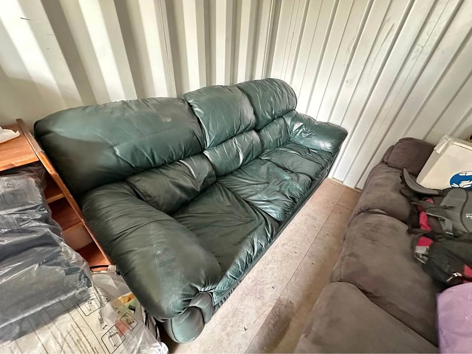 Leather couch