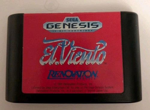 El Viento (Sega Genesis) Rare Platformer, Tested Authentic
