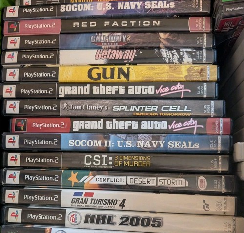 Sony PlayStation 2 PS2 Game Lot - 14 Games
