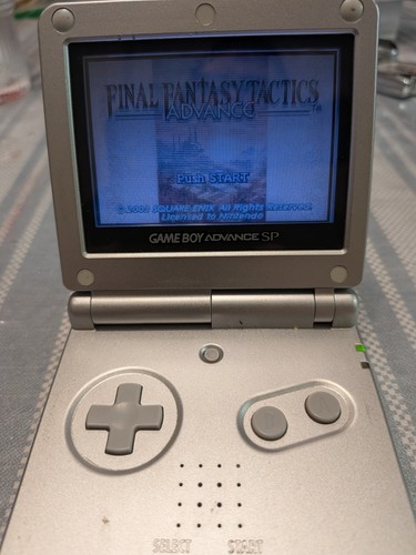 Nintendo Game Boy Advance SP Handheld System - Silver AGS-001 - photo 4