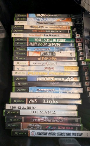 Original Xbox Video Games Lot