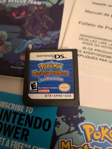 Nintendo DS Pokémon Mystery Dungeon Blue Rescue Team CIB TESTED - photo 4