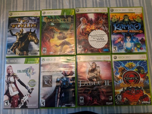Xbox 360 RPG & Action Game Lot - 8 Games
