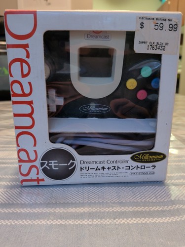 Sega Dreamcast Millennium 2000 smoke black controller HKT-7700-0 - photo 2