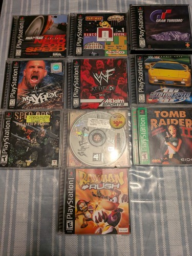 PLAYSTATION 1 - 10 GAME LOT PS1 PSX