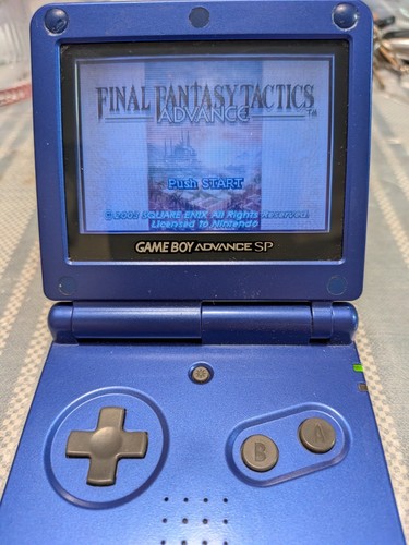 Nintendo Game Boy Advance SP Console - Cobalt Blue AGS-001 - photo 2