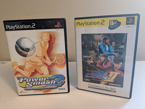 Japanese PS2 Game Lot: Time Crisis 2 & Power Smash 2 (NTSC-J)