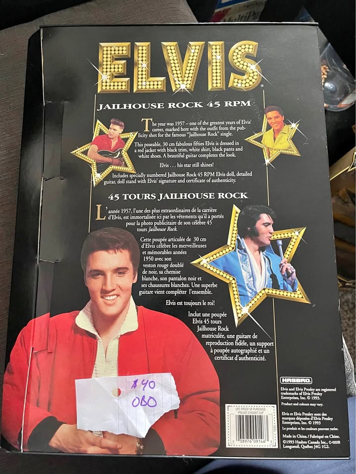 Elvis Doll Jailhouse Rock