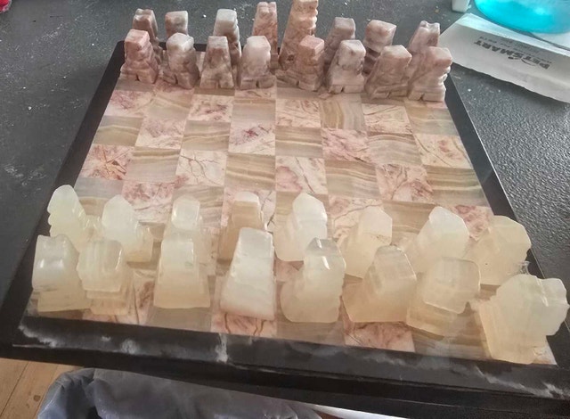 Stone Chess Set (Portable)
